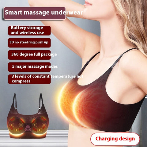 Electric Breast Vacuum Machine Chest Massage Underwear